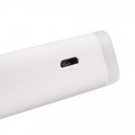 Wholesale 10000 mAh Flashlight LED Light Portable Charger External Battery Power Bank (White)